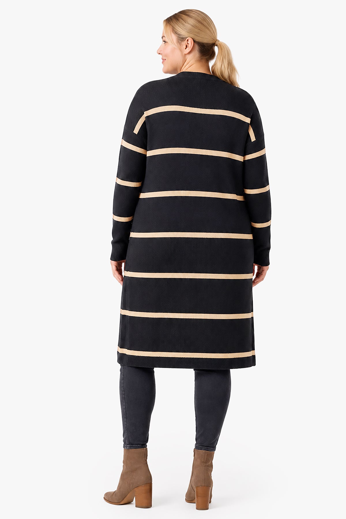 ADISON waffle texture cardigan