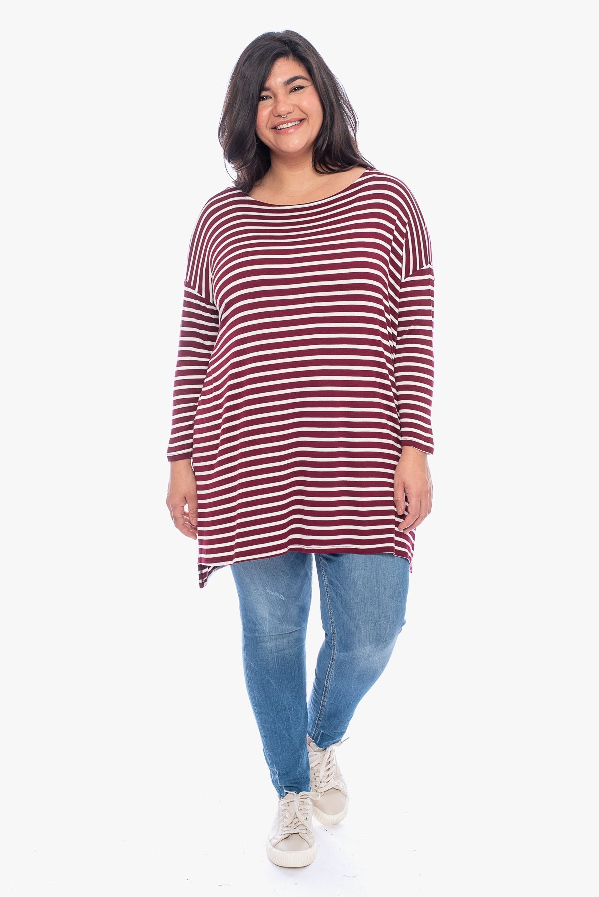 SHERYL striped comfy tunic