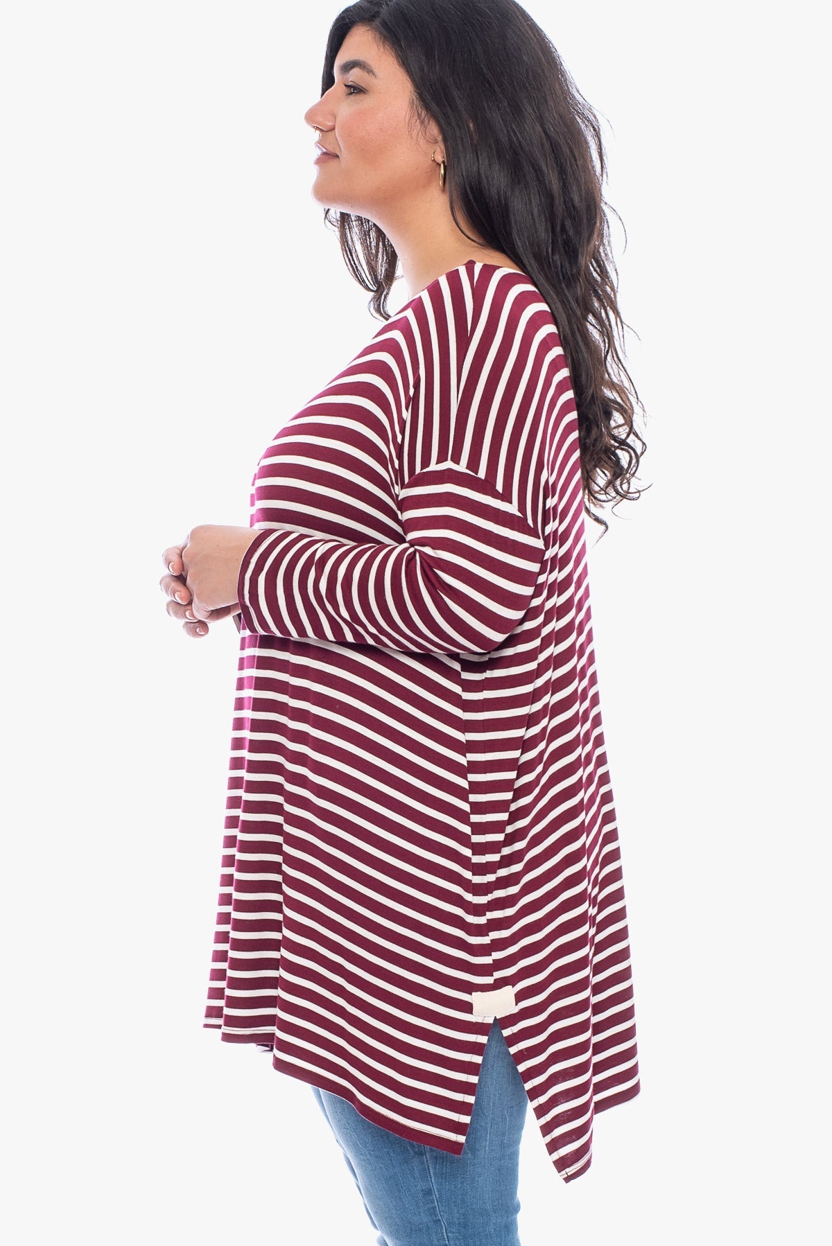 SHERYL striped comfy tunic
