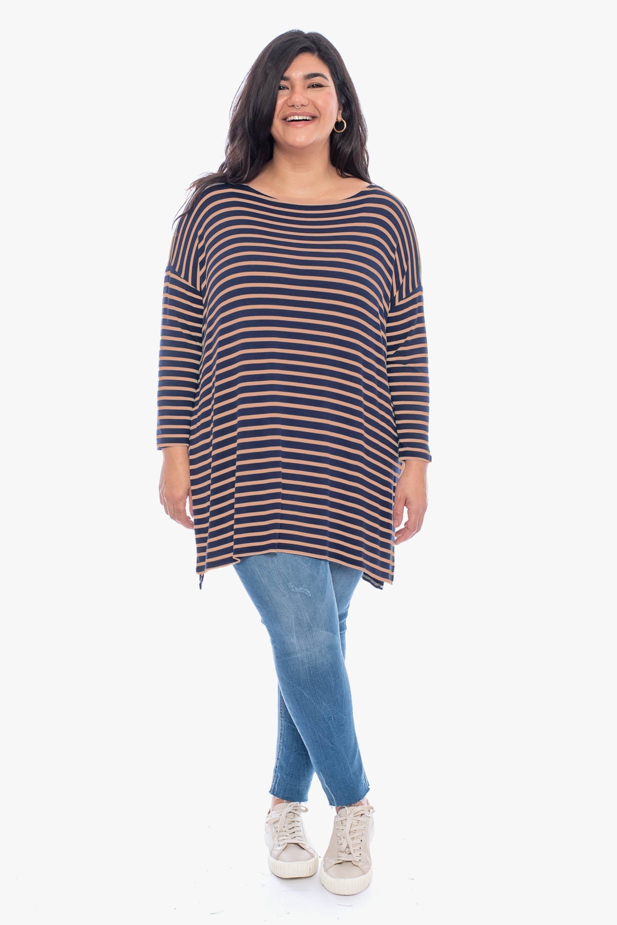SHERYL striped comfy tunic