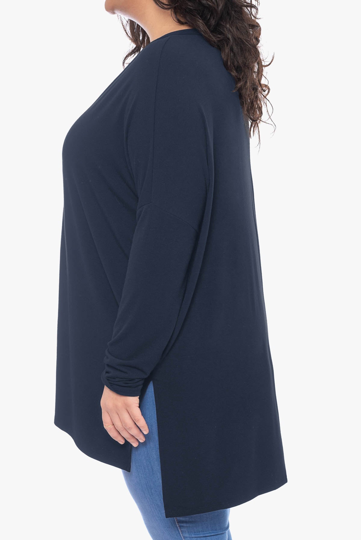 TRINITY loose rayon top