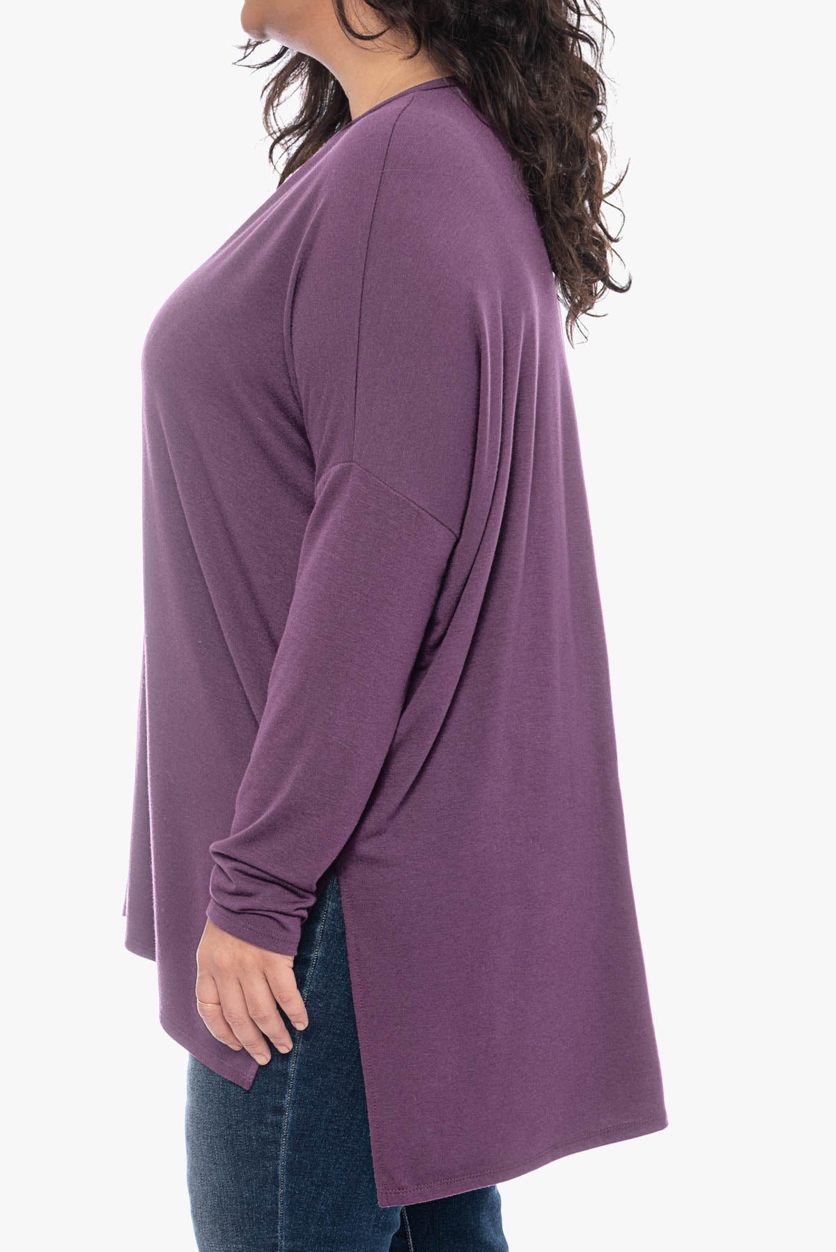TRINITY loose rayon top