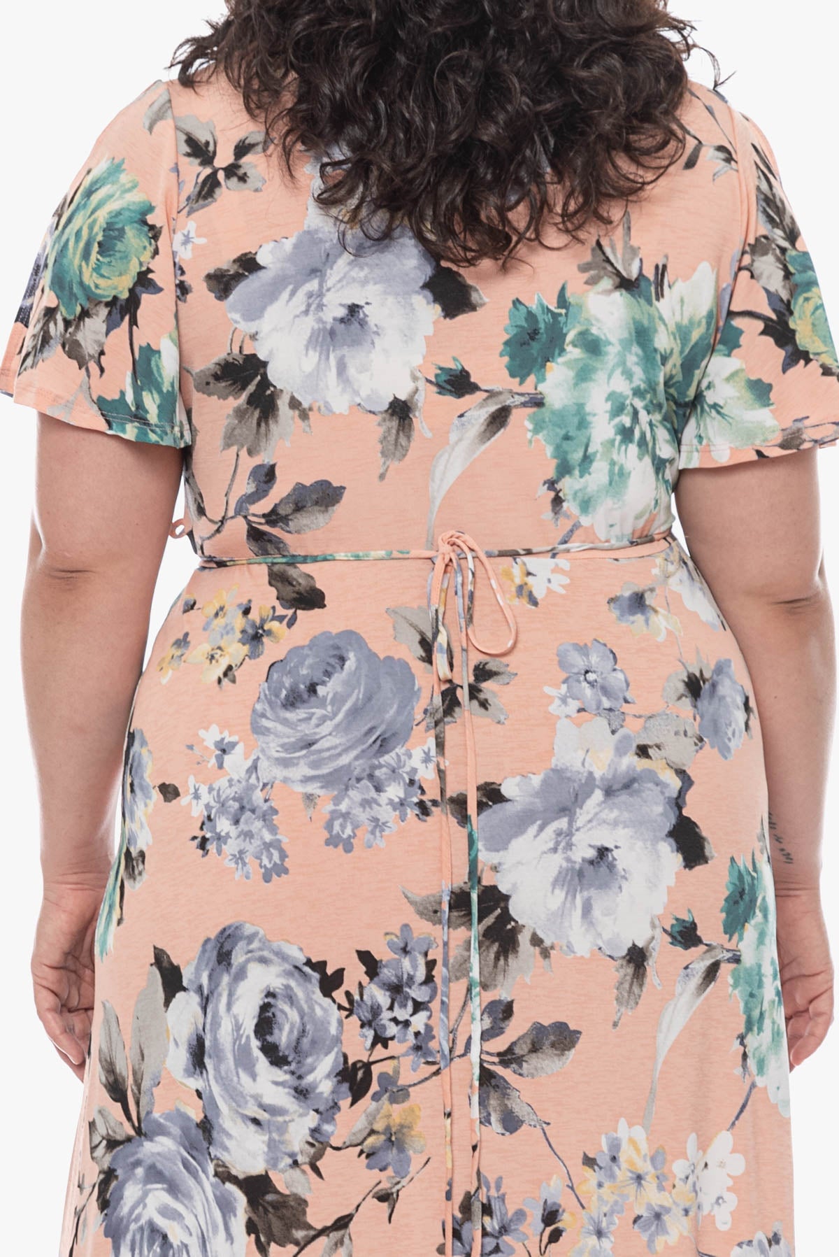 LORA maxi wrap dress