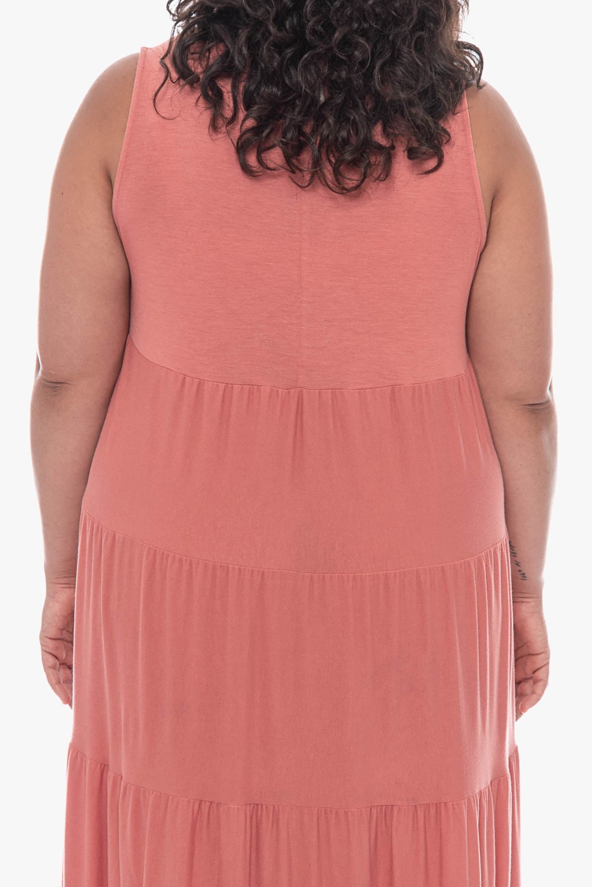 ABIGAIL tiered maxi dress