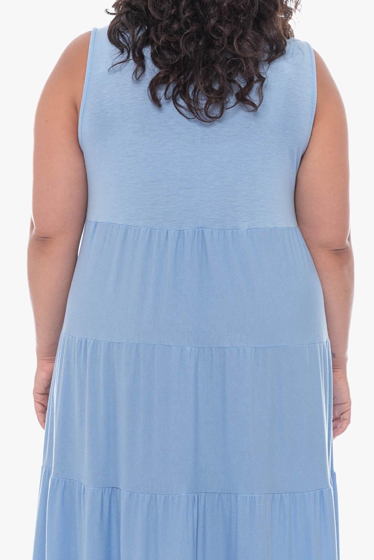 ABIGAIL tiered maxi dress