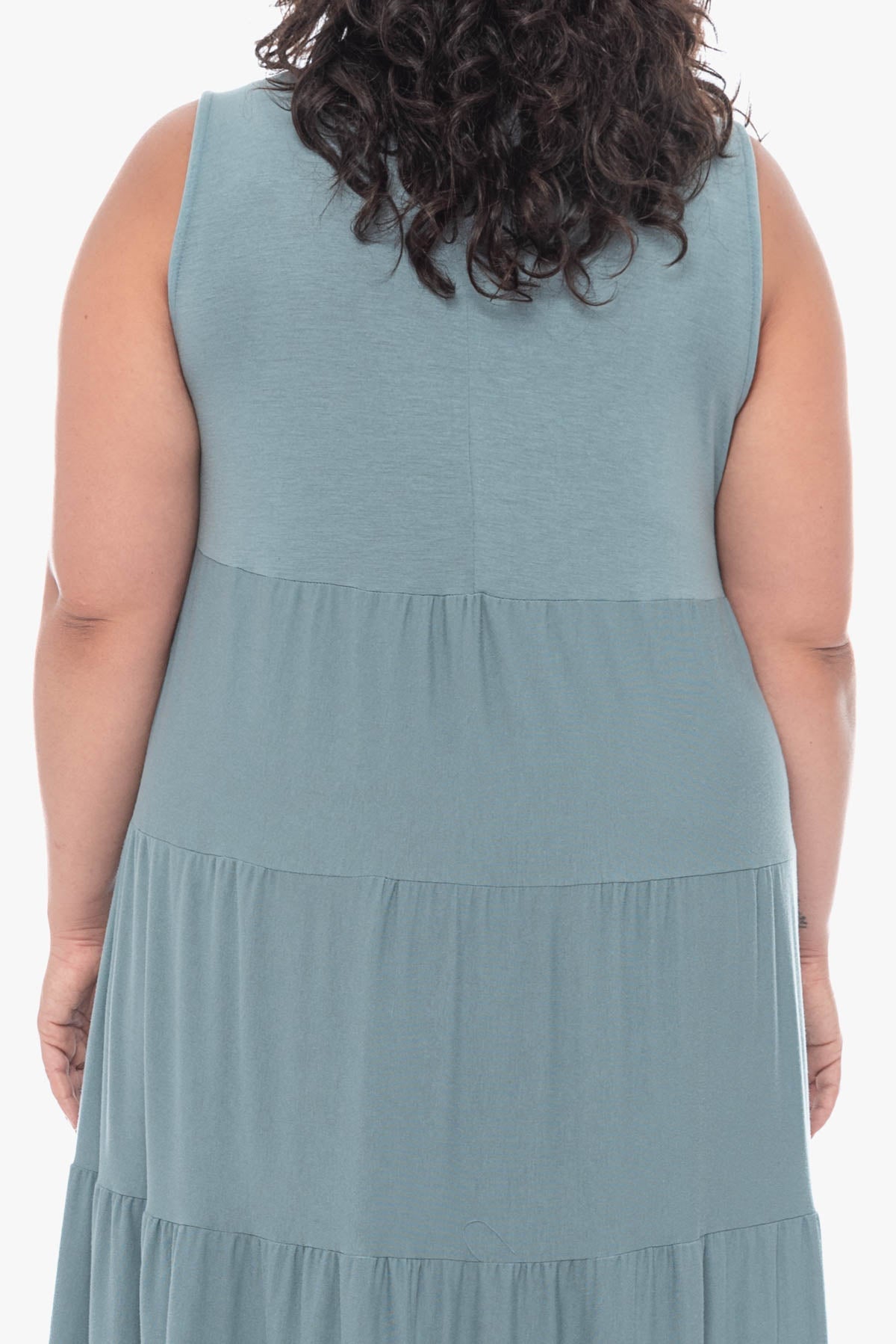 ABIGAIL tiered maxi dress