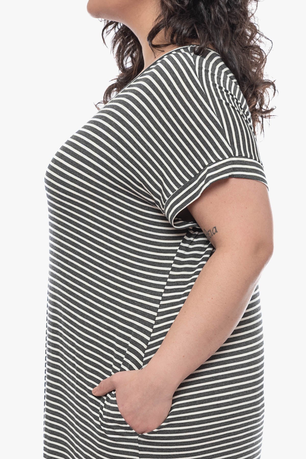 LACY striped dress