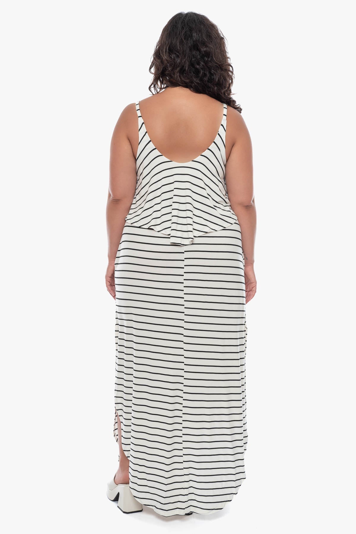 JOLENE striped maxi dress