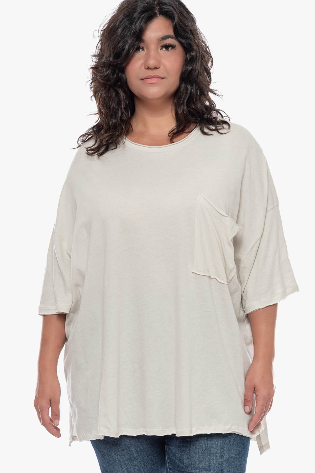 RAYA oversized cotton top