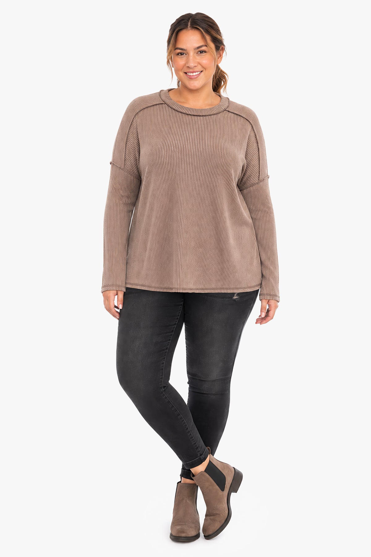 LEAH long-sleeve top
