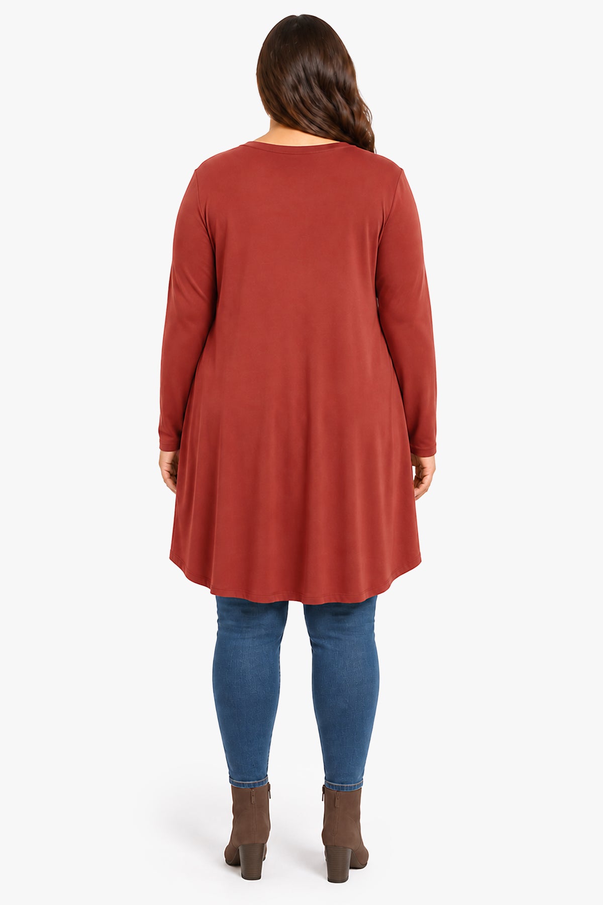 BEVERLY rayon tunic with pockets