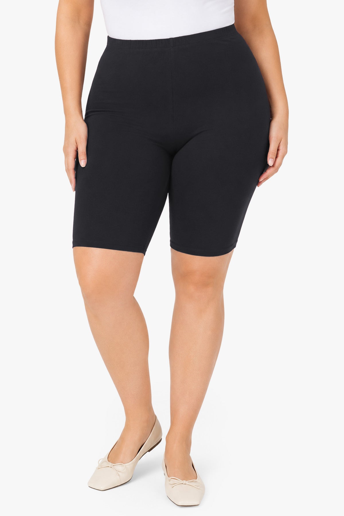 NAIMA cotton biker shorts
