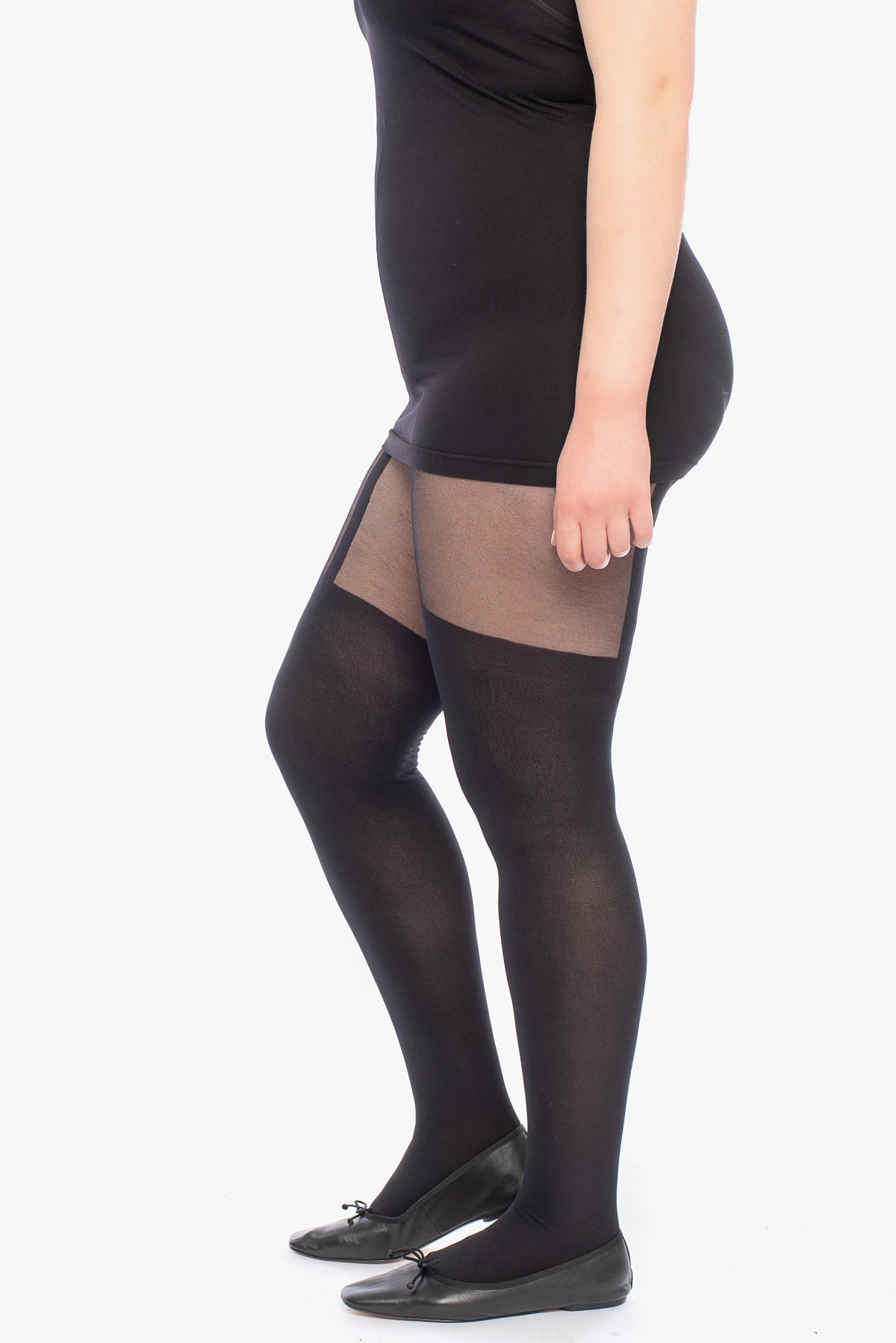 HALEY suspender-like tights