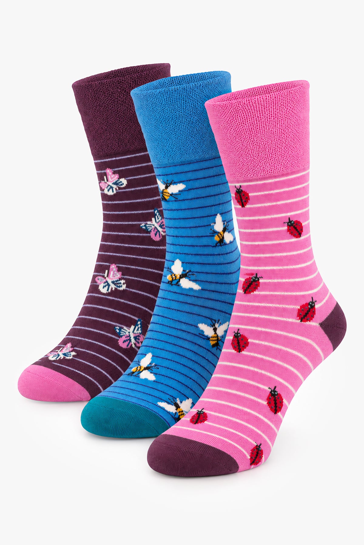 LUCY Gentle Grip garden socks (3 pack)