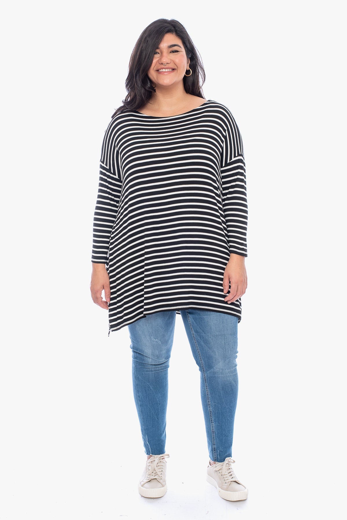 SHERYL striped comfy tunic