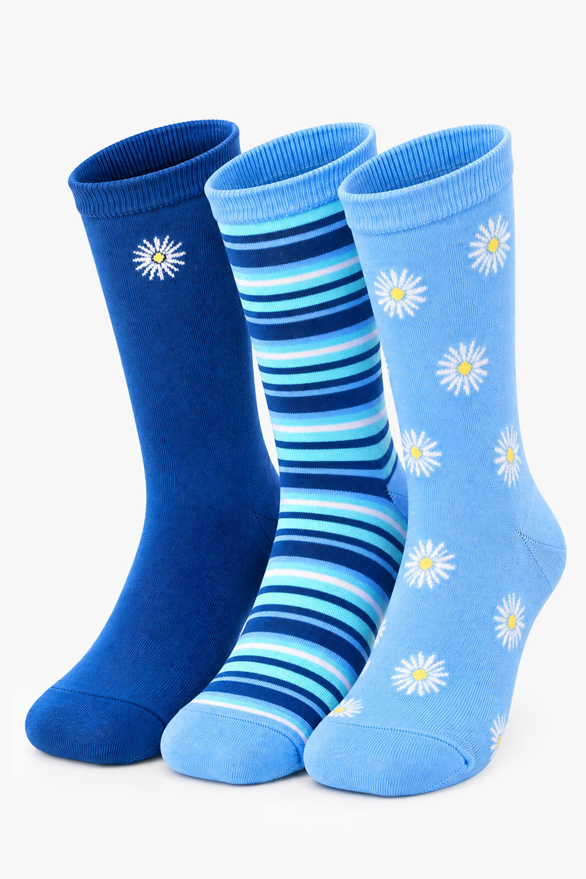 BAMBOO flowers socks (3 pairs)
