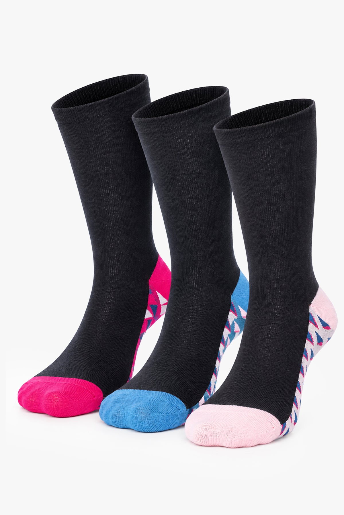 BAMBOO triangle print socks (3 pairs)