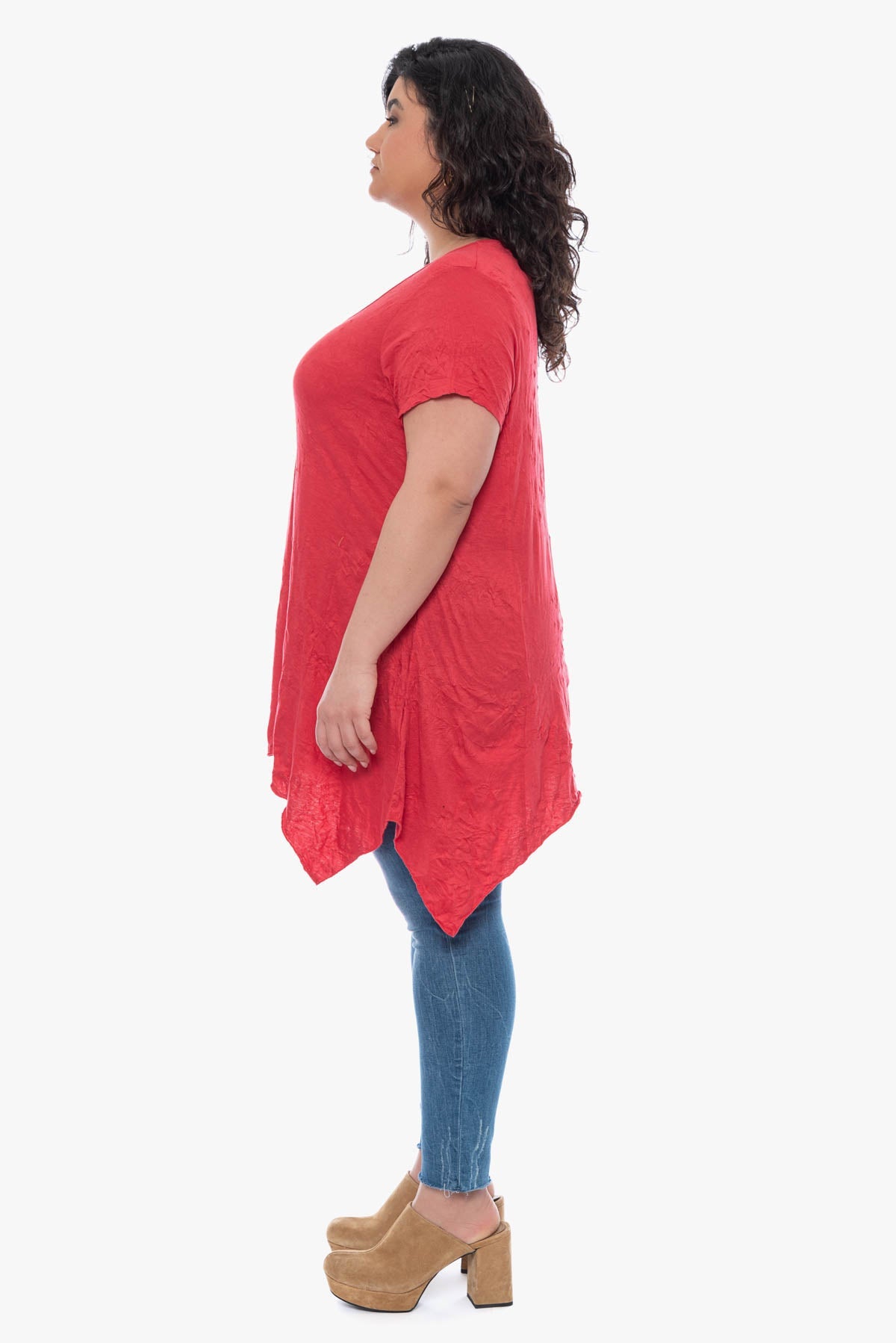 KIANA crinkle top