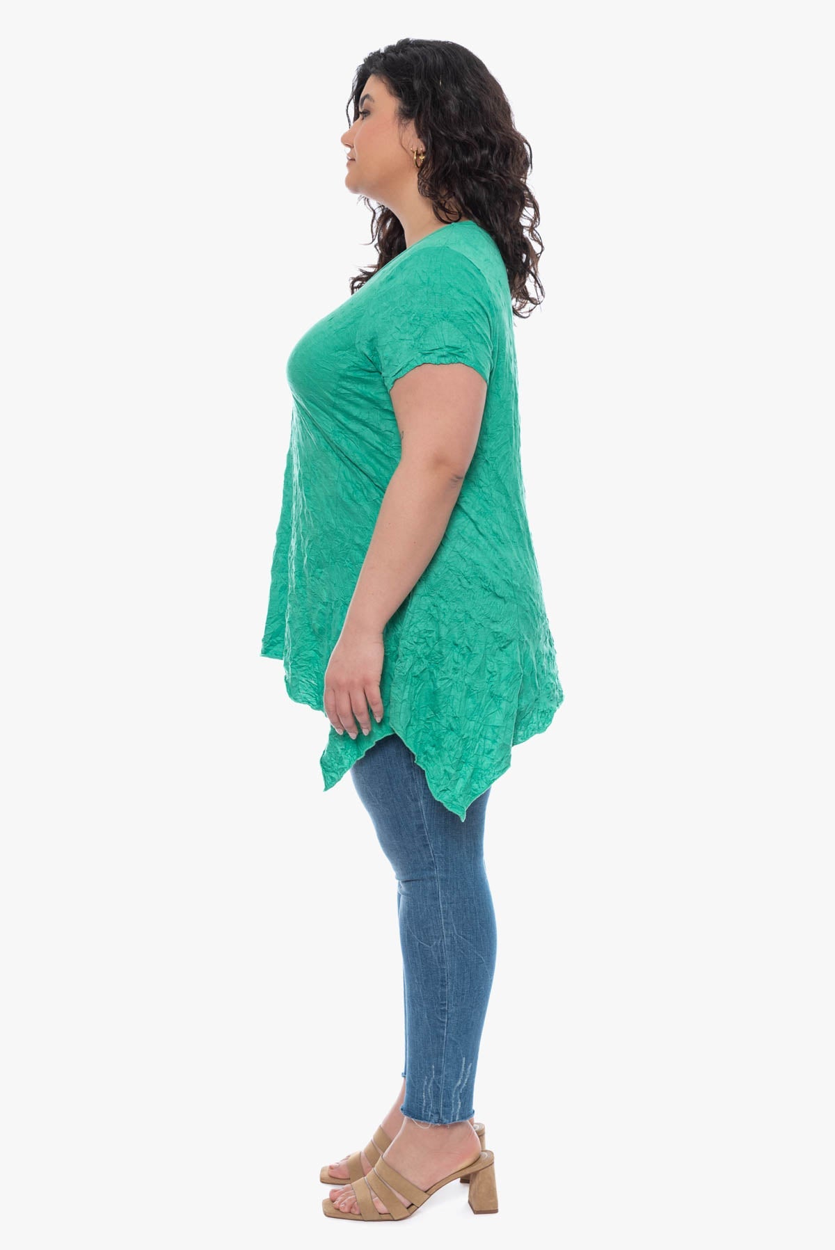 KIANA crinkle top