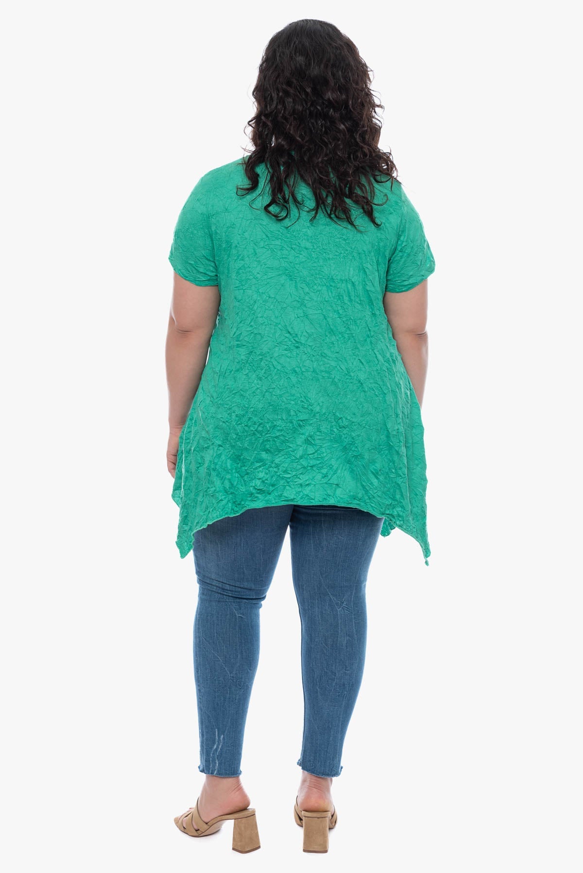 KIANA crinkle top