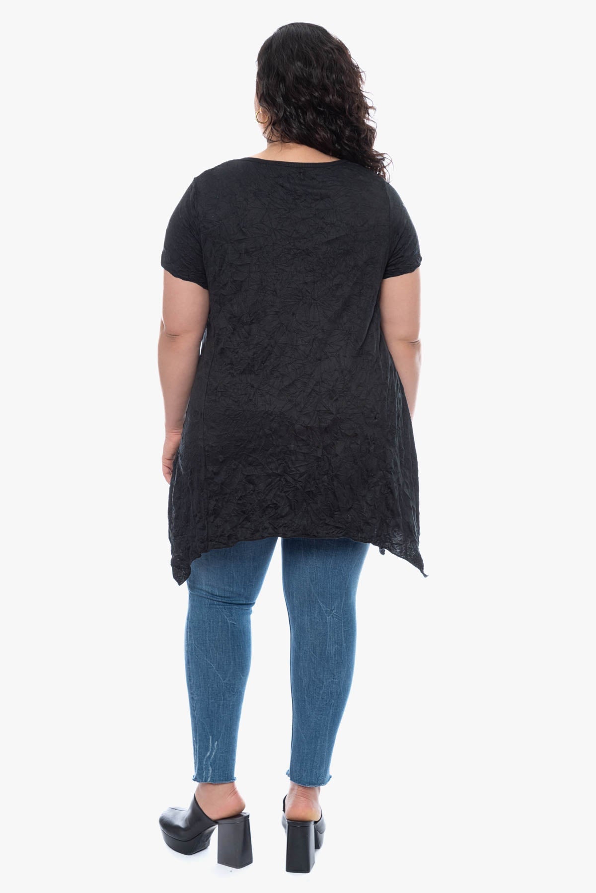 KIANA crinkle top