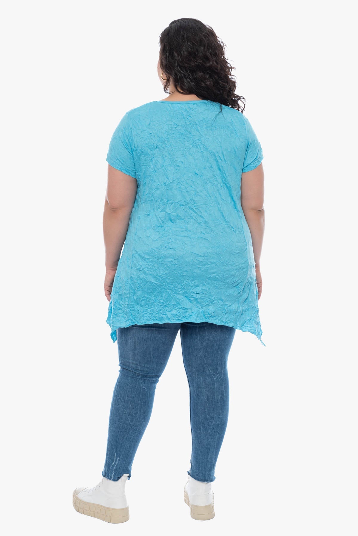 KIANA crinkle top