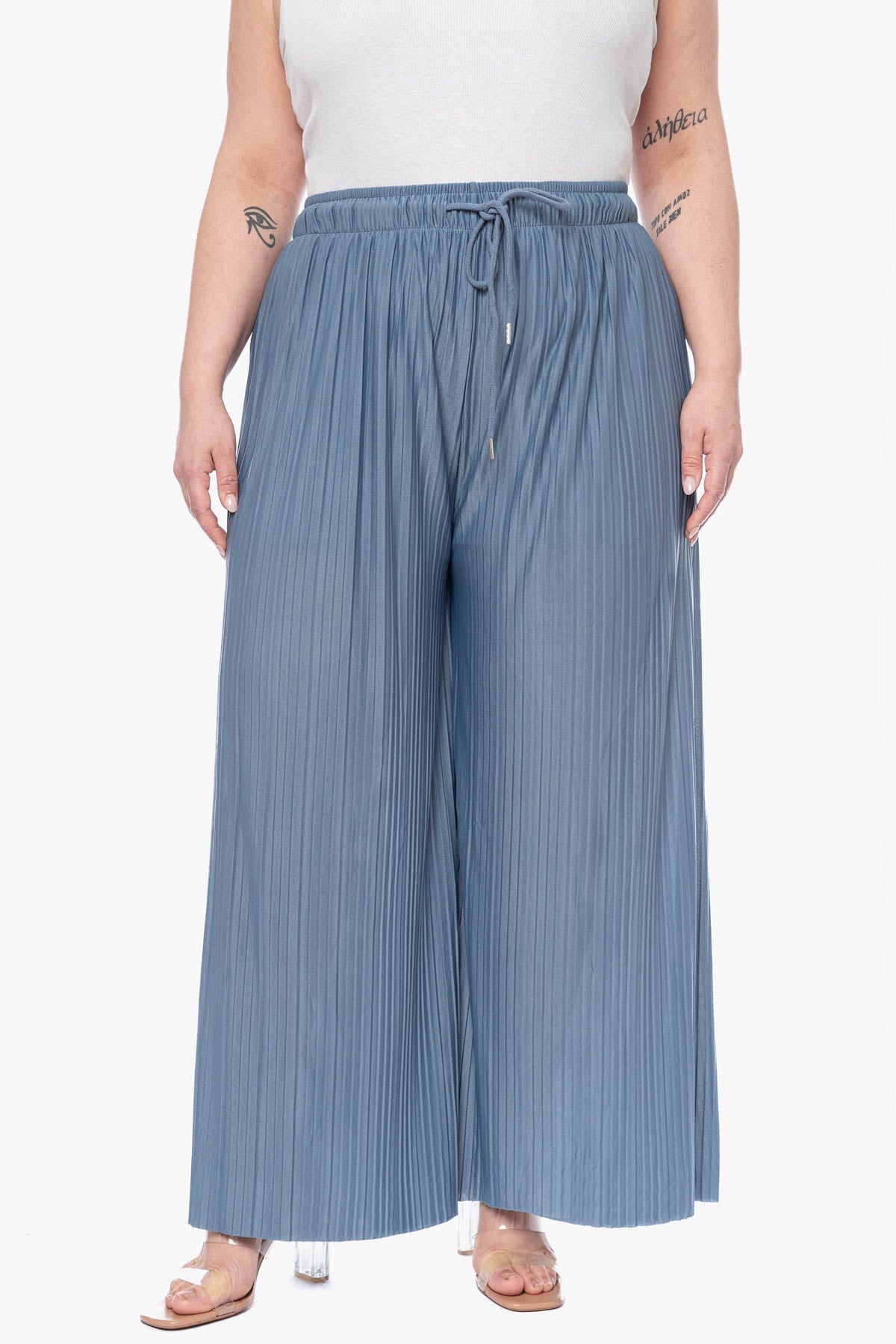 OLIVIA pleated pants