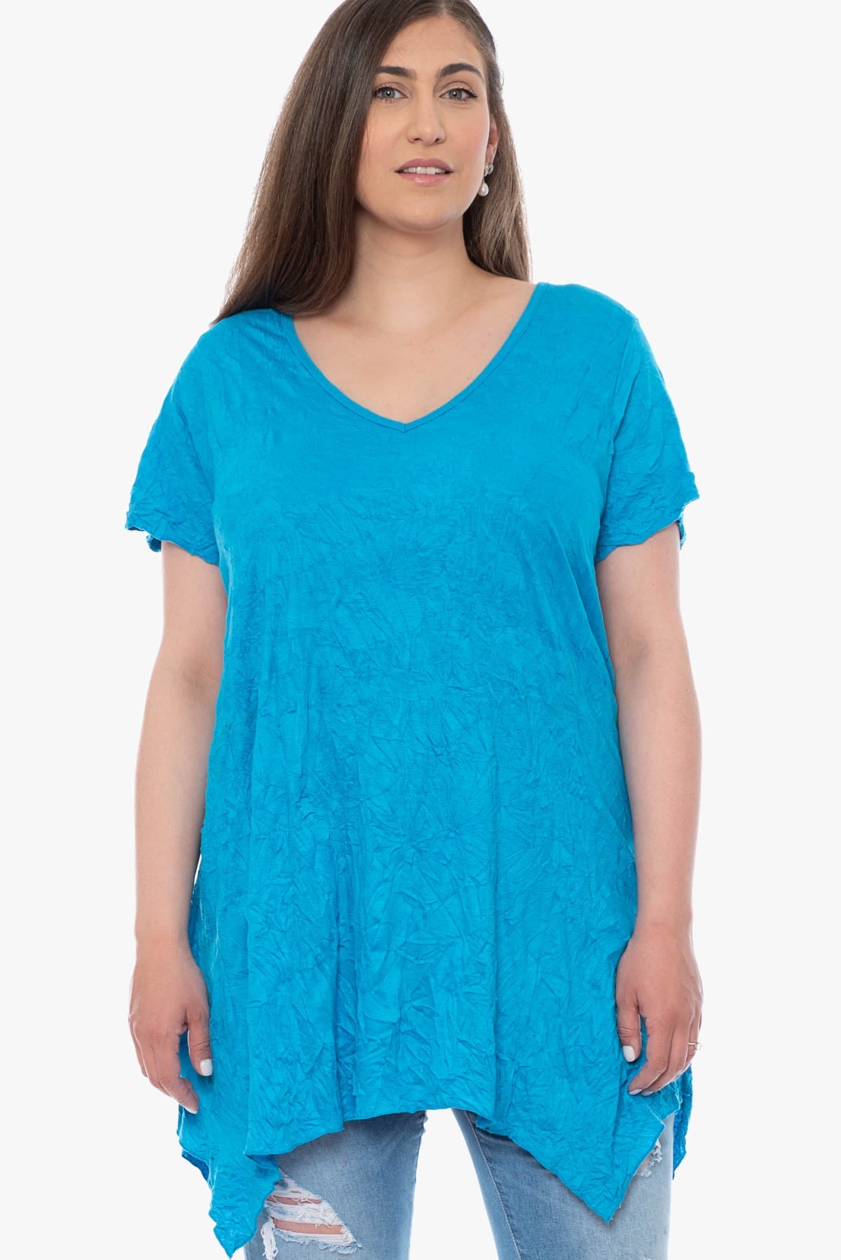 KIANA crinkle top