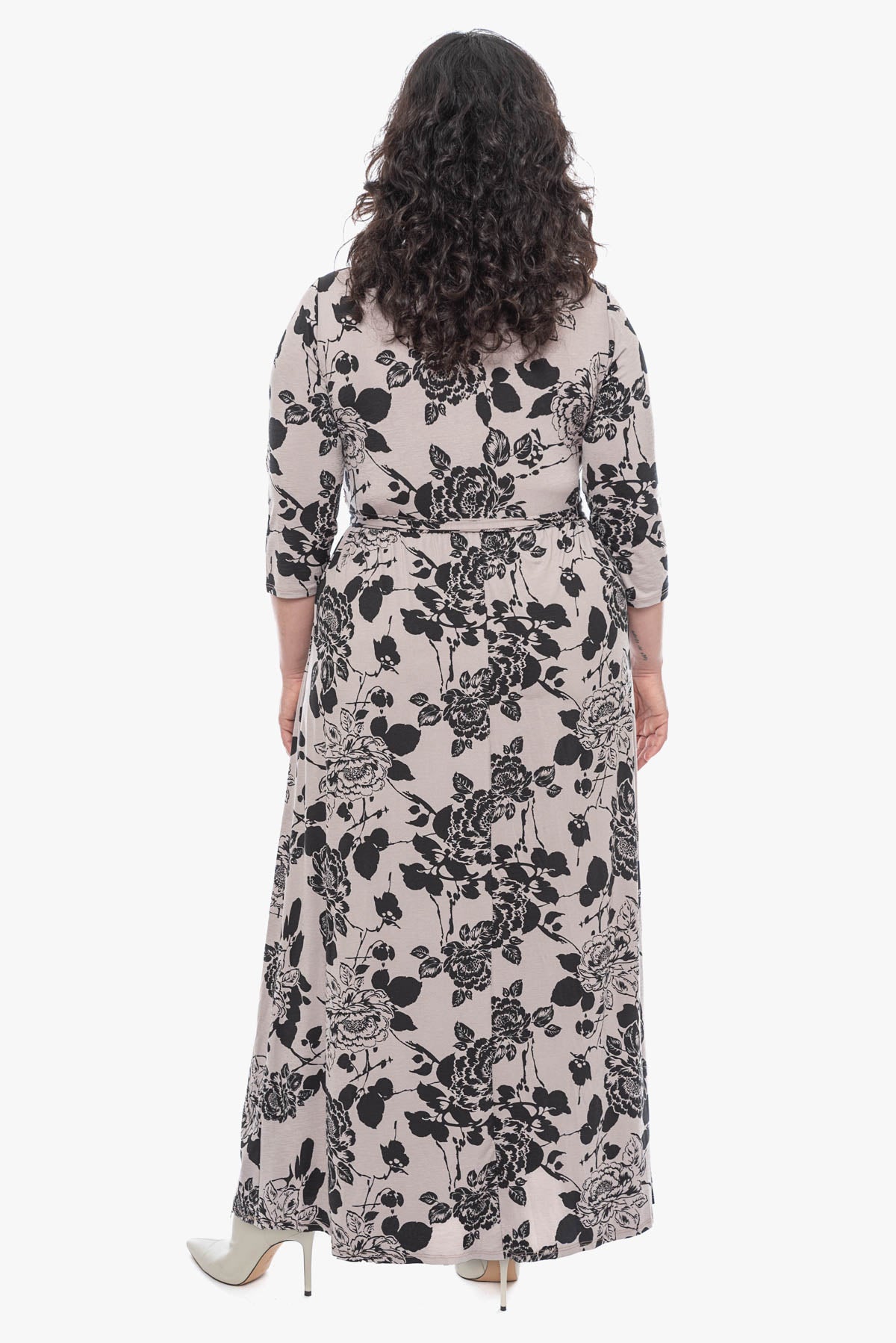 LYNETTE maxi wrap dress