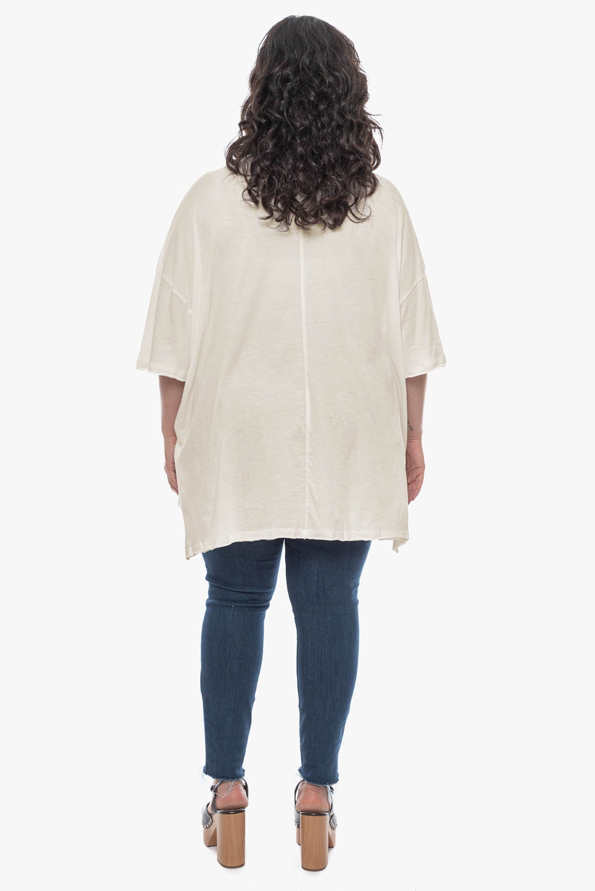 ANNABETH oversized cotton top