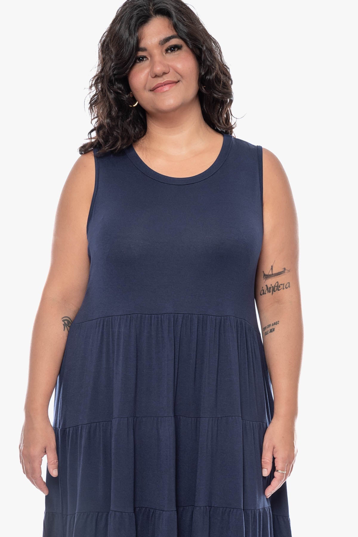 BLAKE sleeveless babydoll dress
