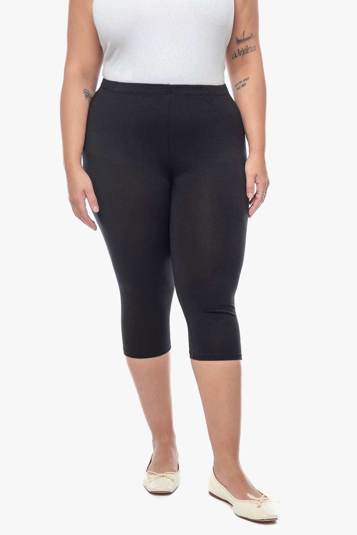 JULIETTE cotton capri leggings