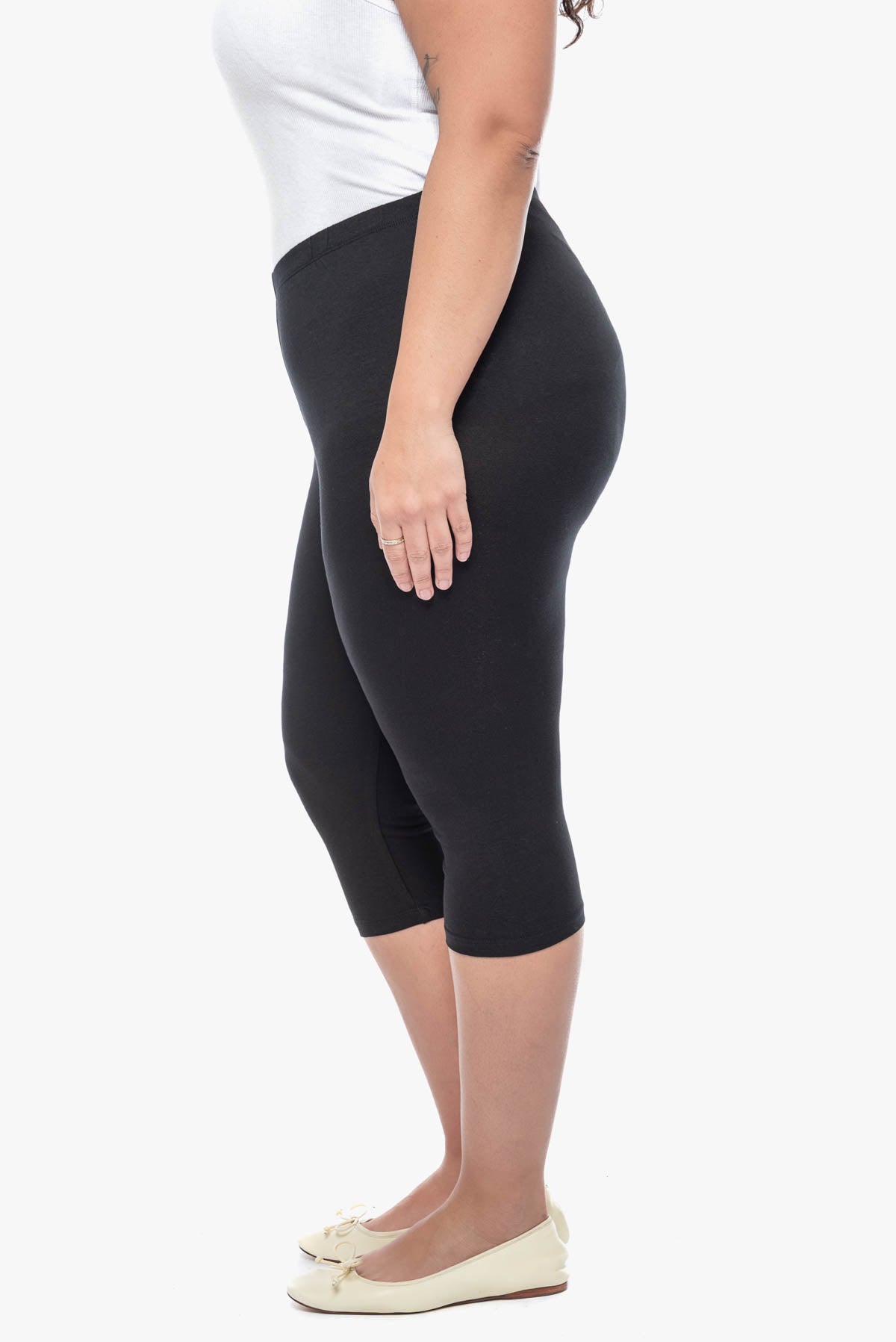JULIETTE cotton capri leggings
