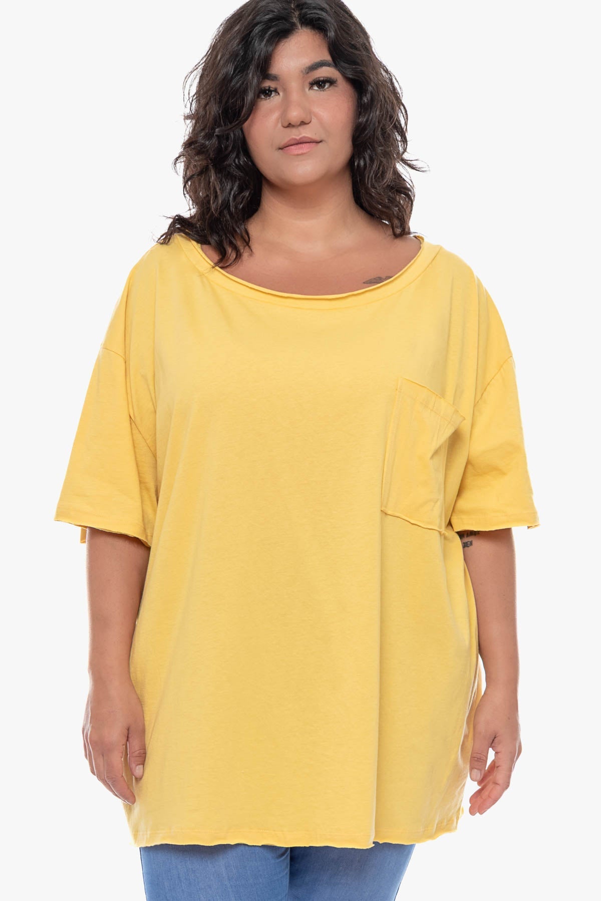 ASHLEY oversized cotton top