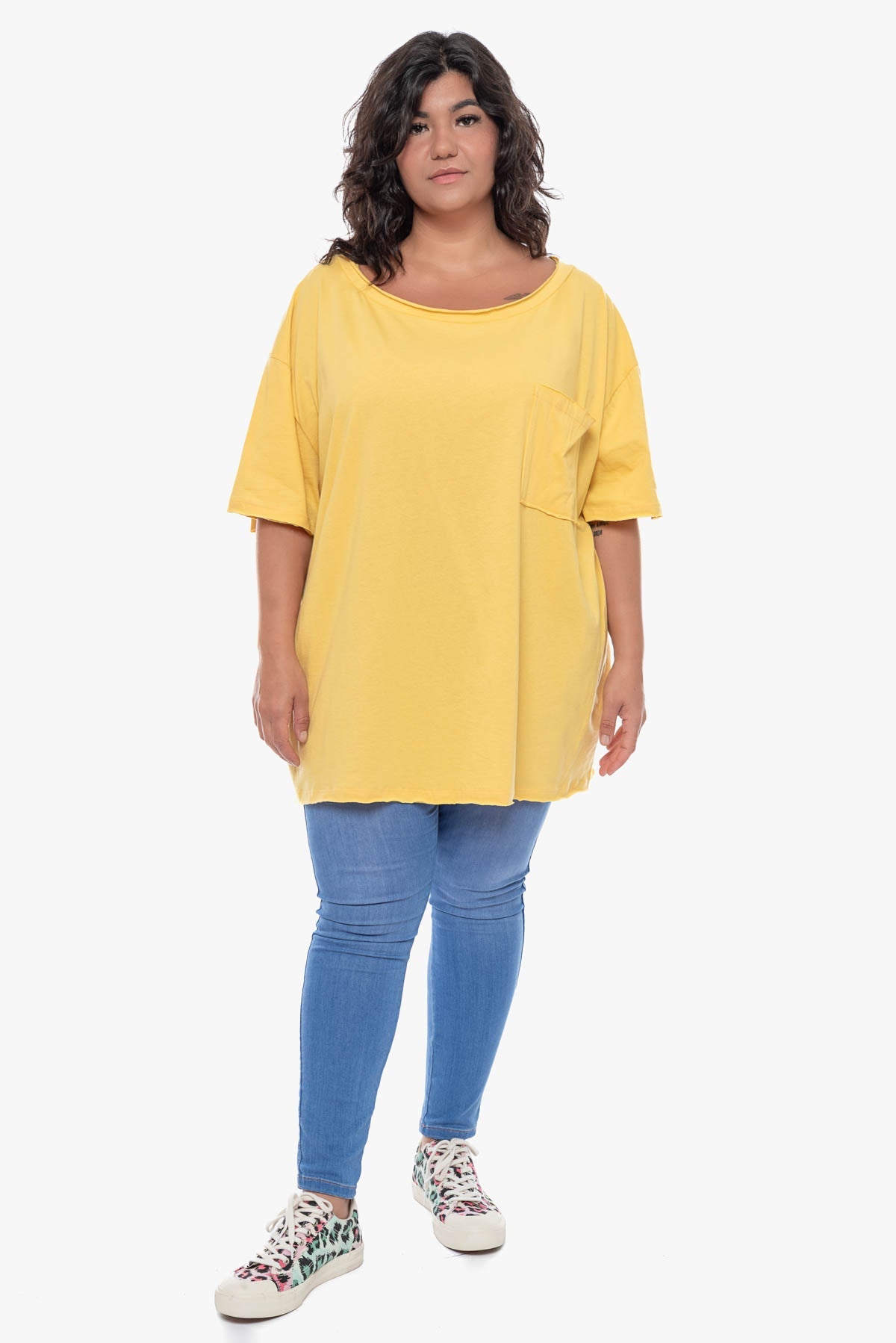 ASHLEY oversized cotton top