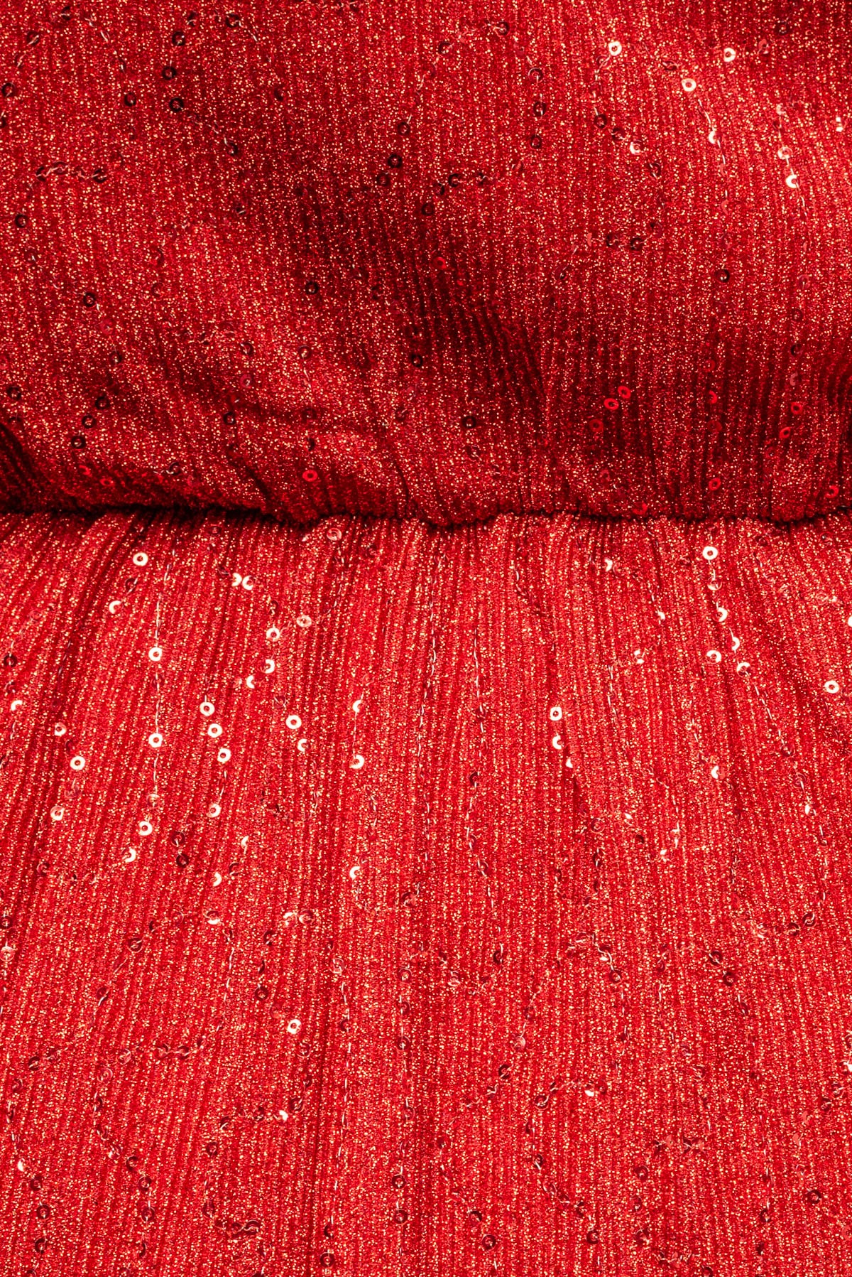 EVITA red pleated dress