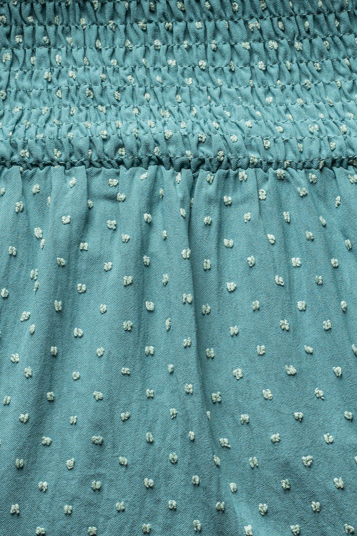 DALE ruffle smocked blouse