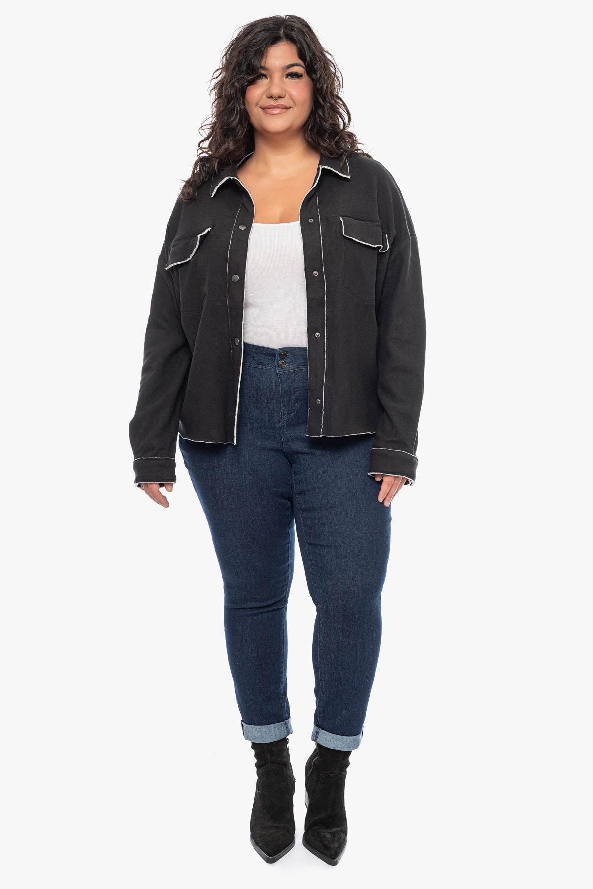 TAYA snap-button jacket