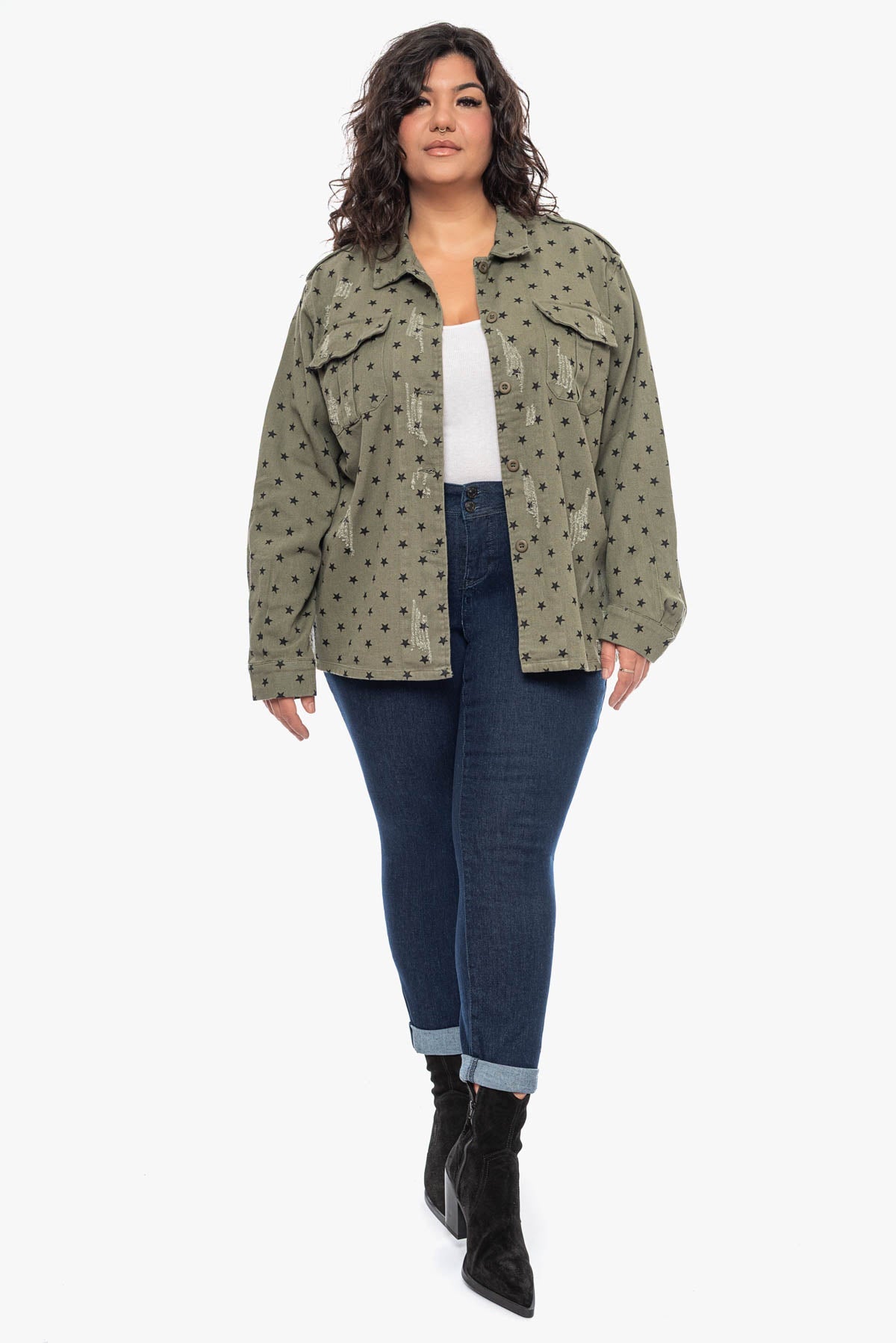 TINA star-print jacket