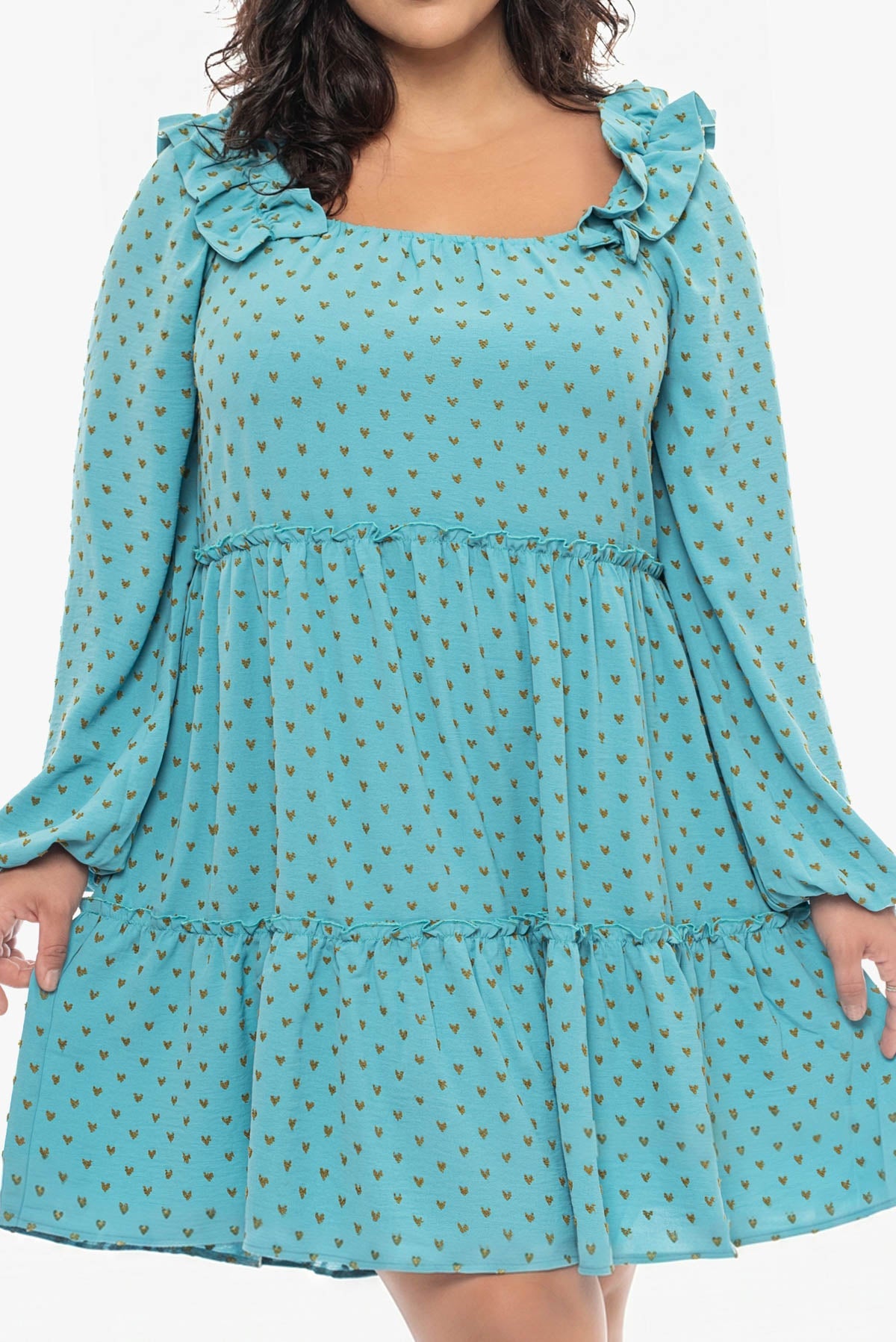 ALINA tiered dress