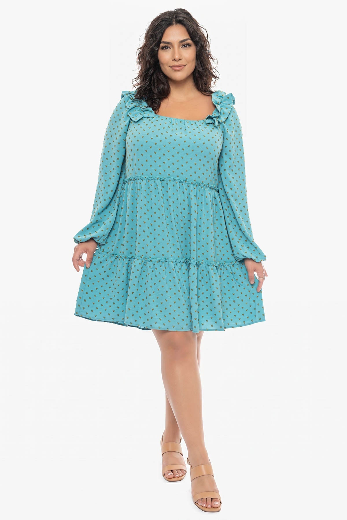 ALINA tiered dress