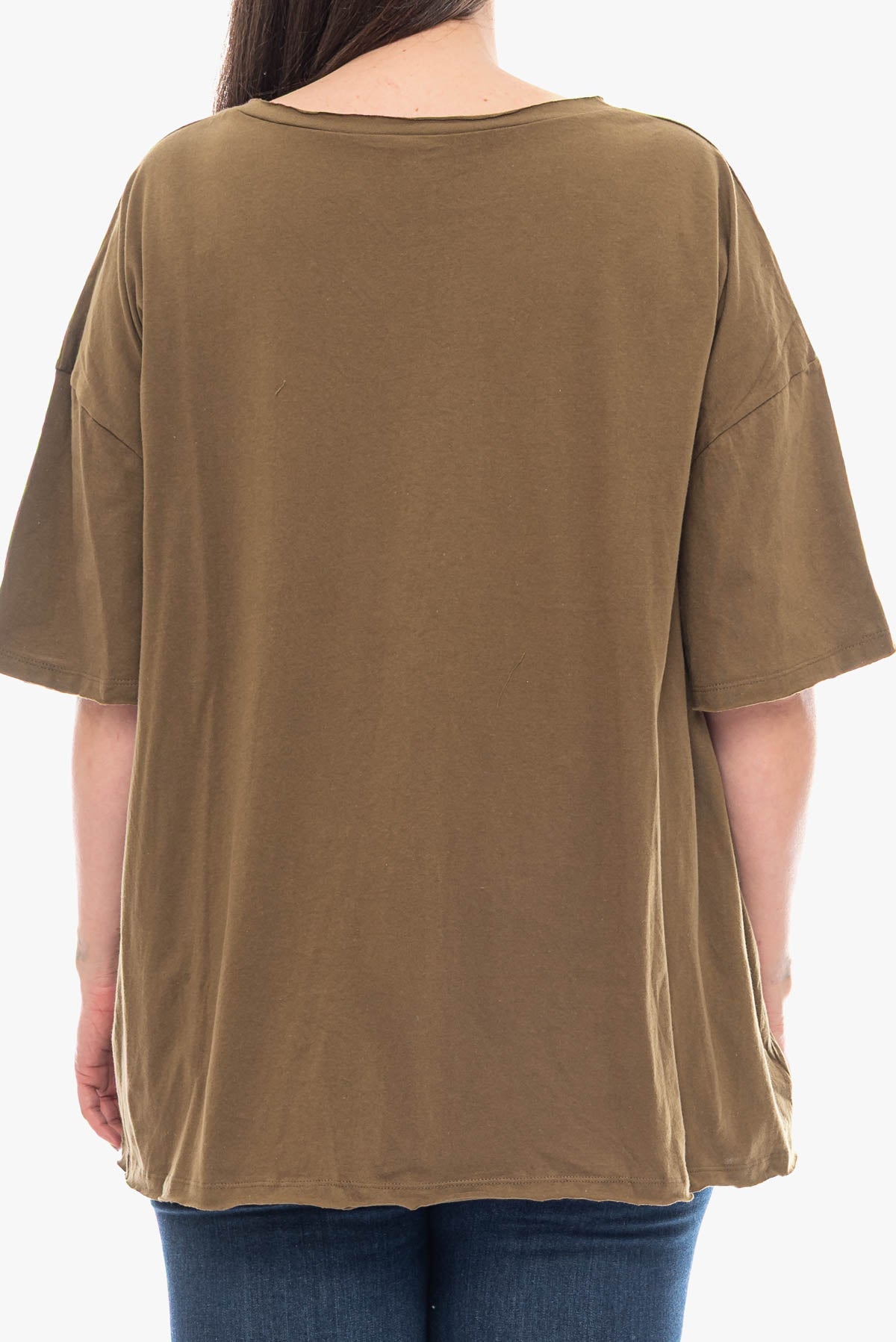 SAHARA oversized cotton top