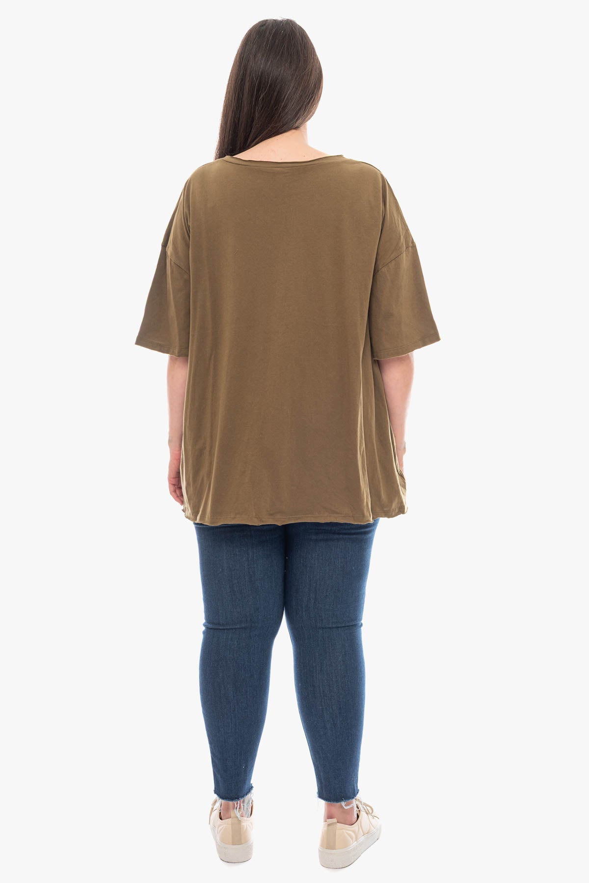 SAHARA oversized cotton top