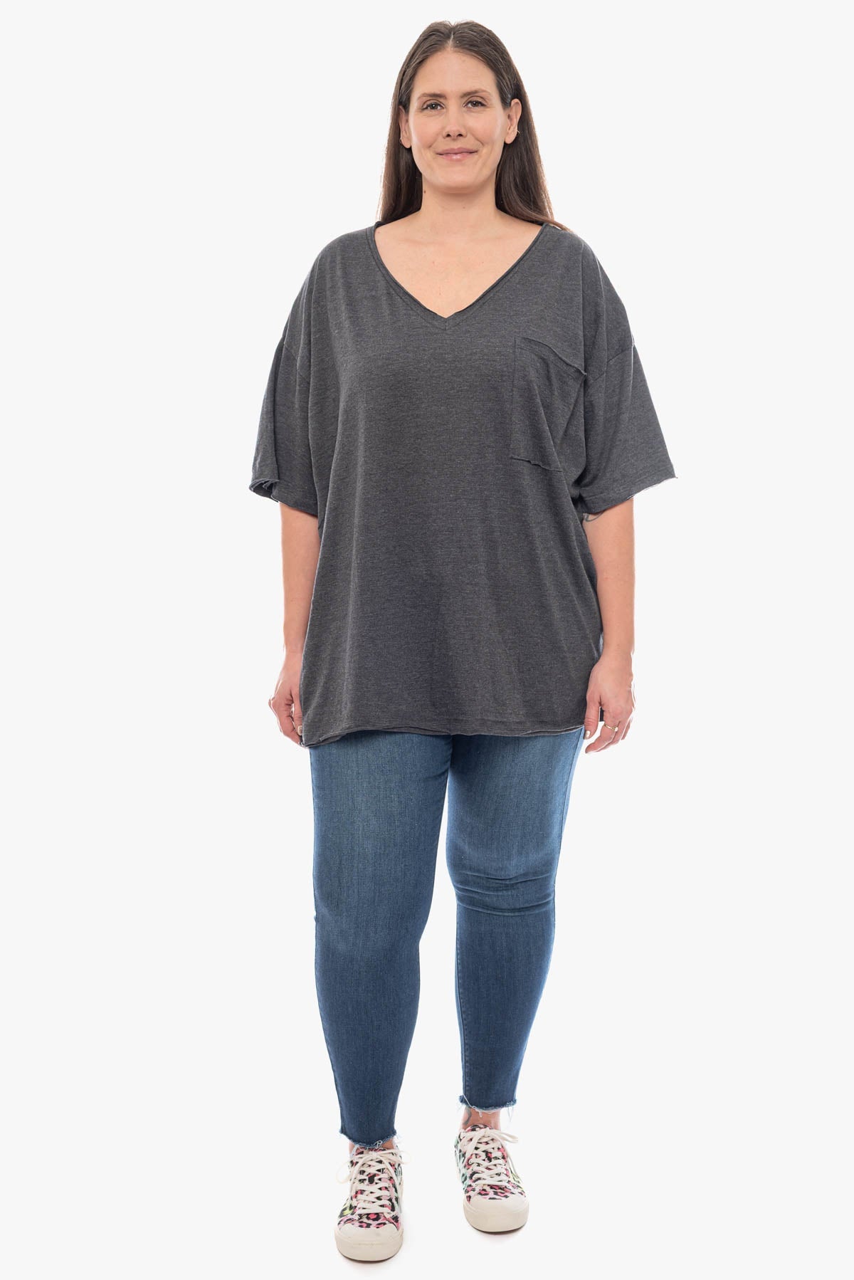 SAHARA oversized cotton top