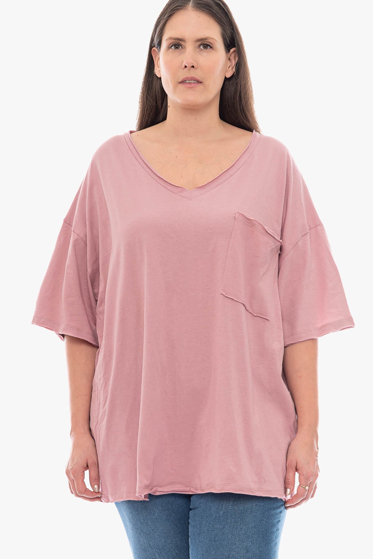 SAHARA oversized cotton top