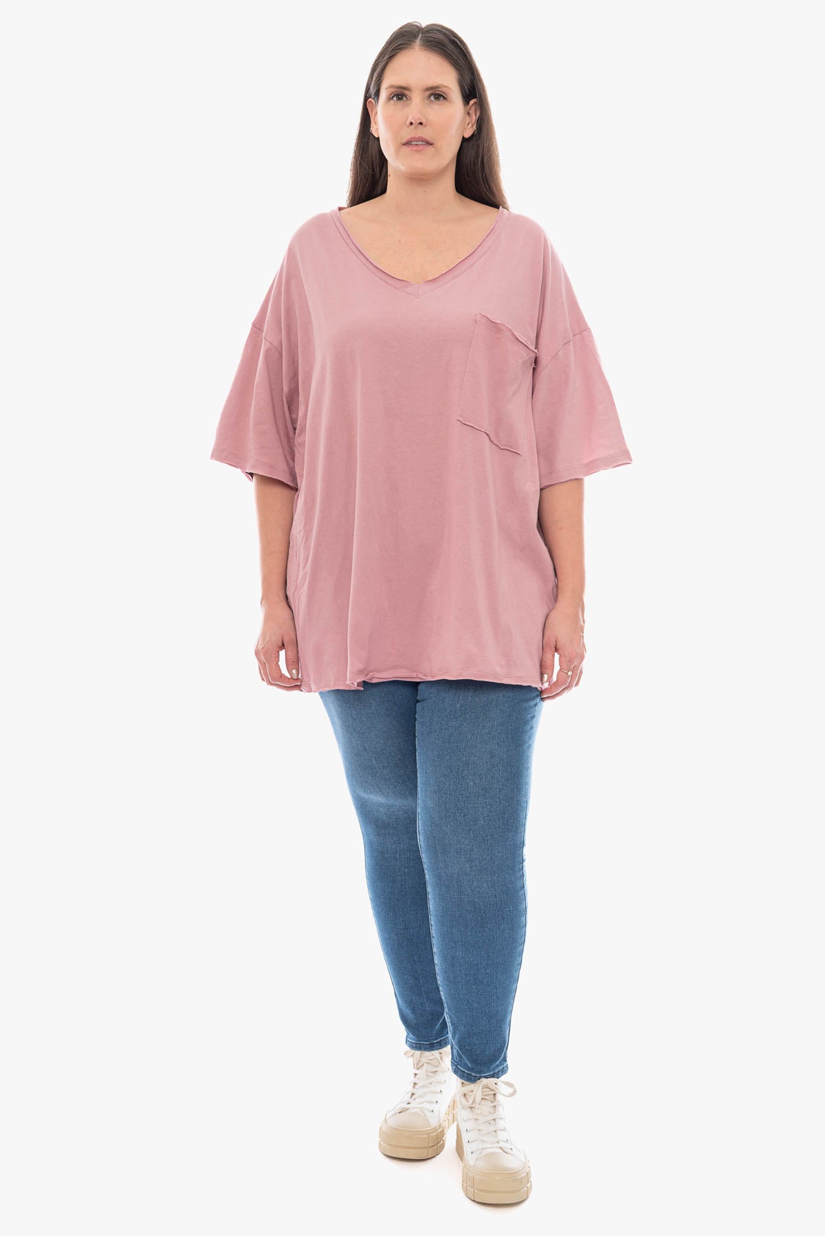 SAHARA oversized cotton top