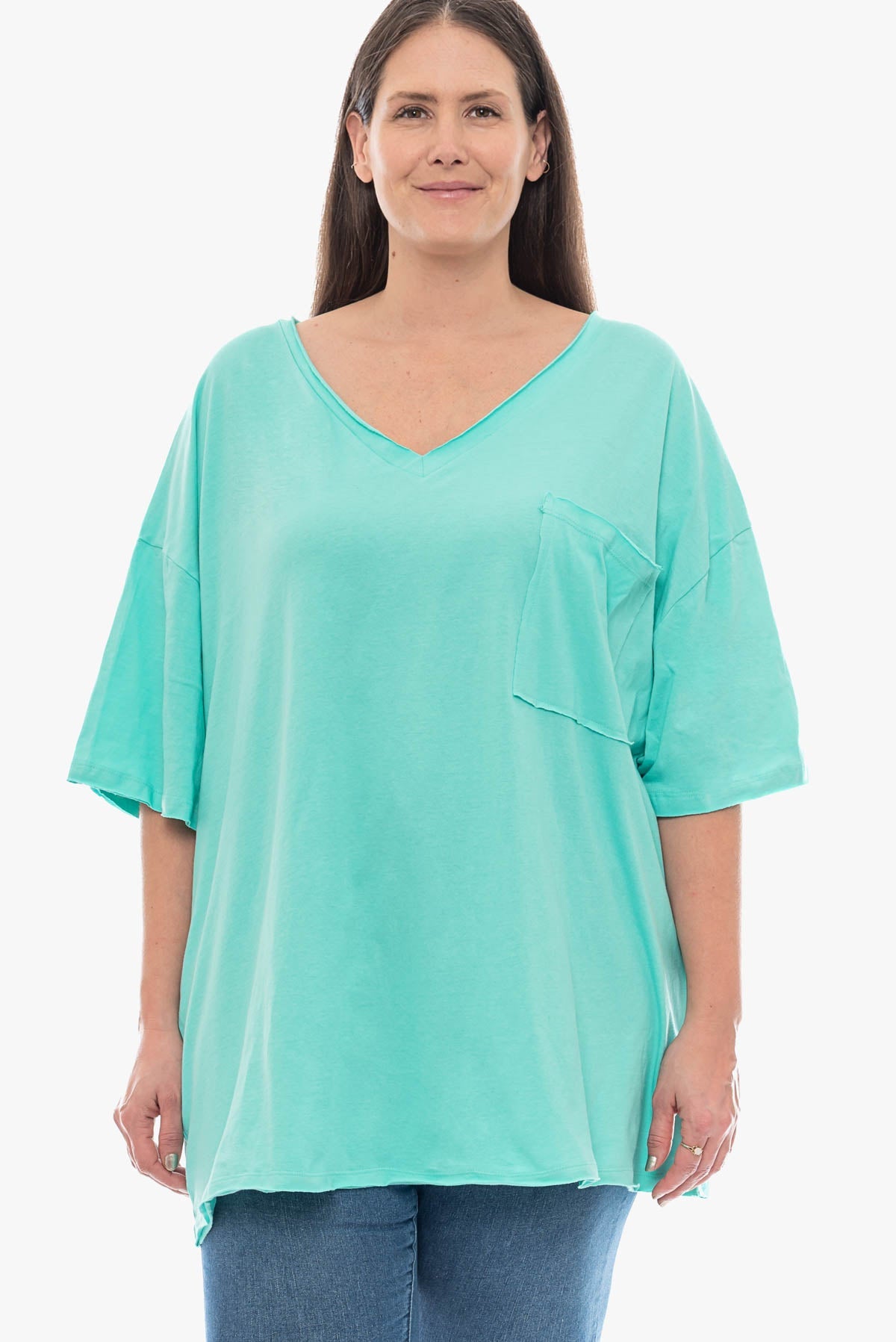SAHARA oversized cotton top