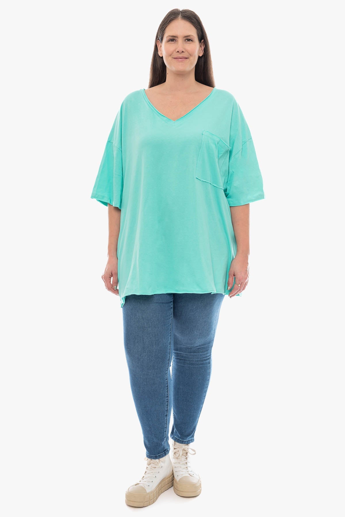 SAHARA oversized cotton top