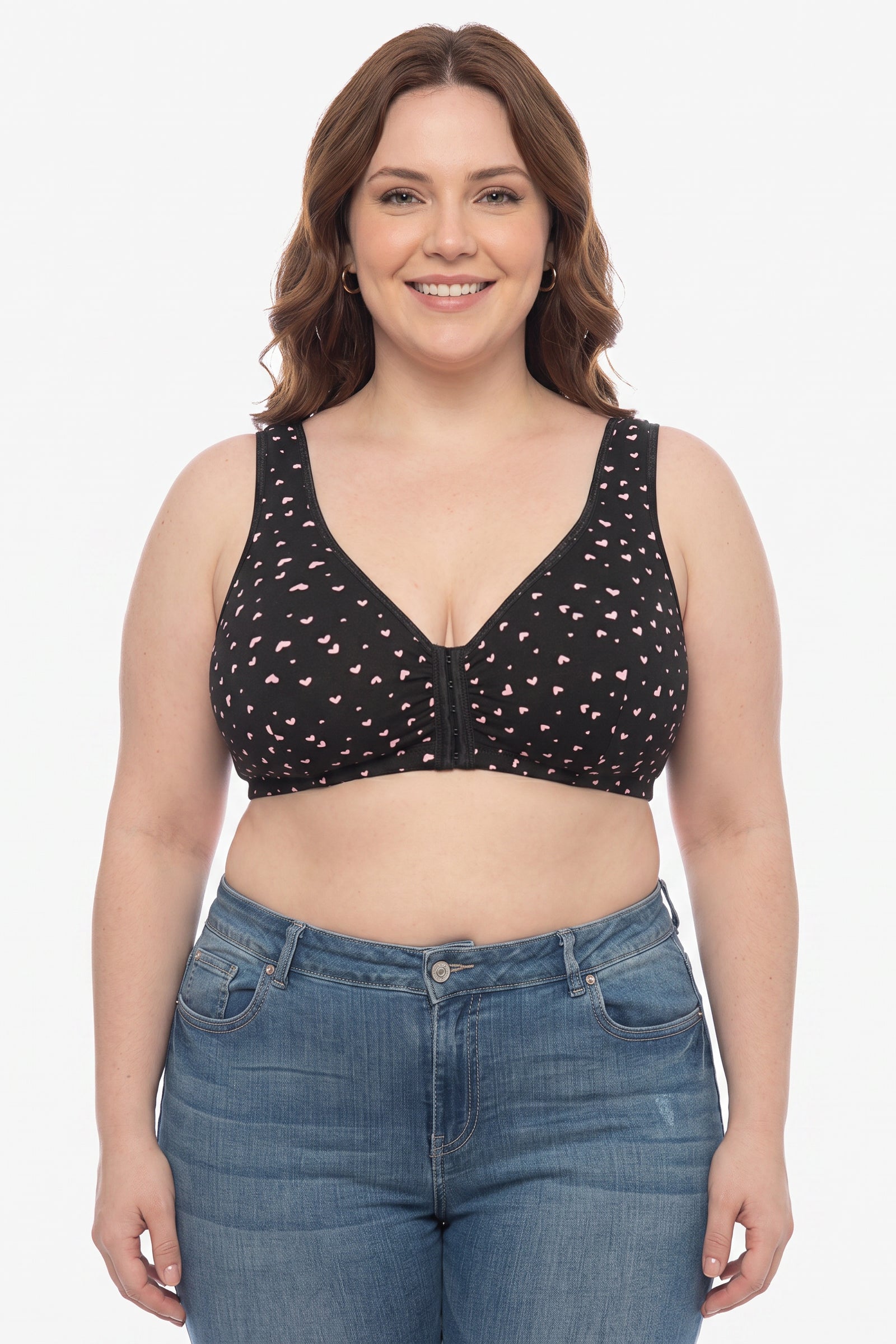 LYDIA front fastening bra (prints)