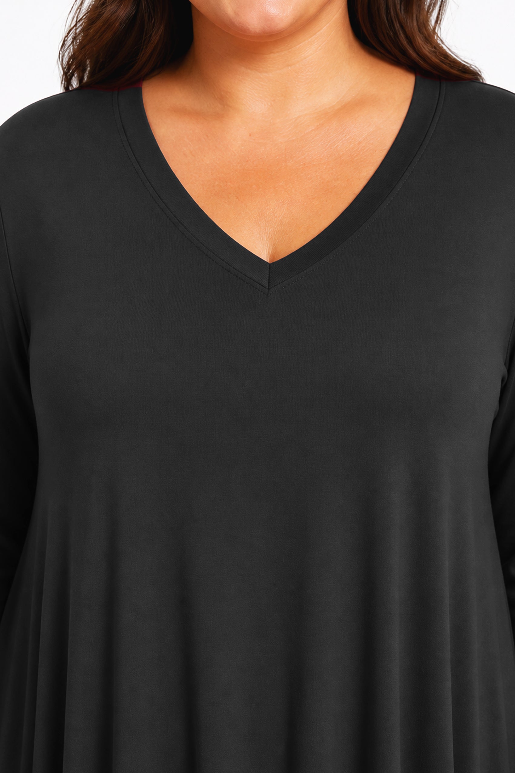 BEVERLY rayon tunic with pockets